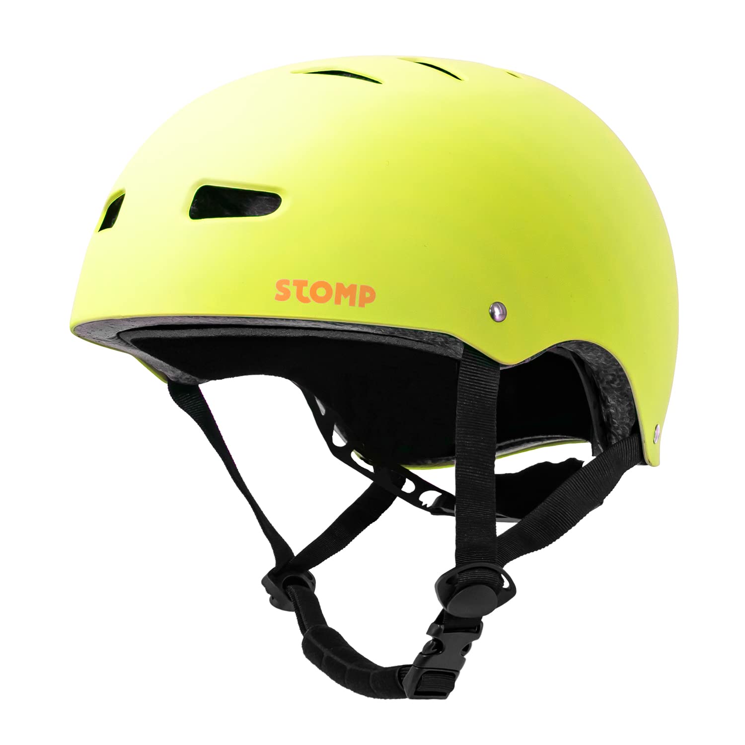 STOMP Skateboard Helmet - Removable Liners Ventilation Multi-Sport Scooter Inline Skating for Youth & Adults
