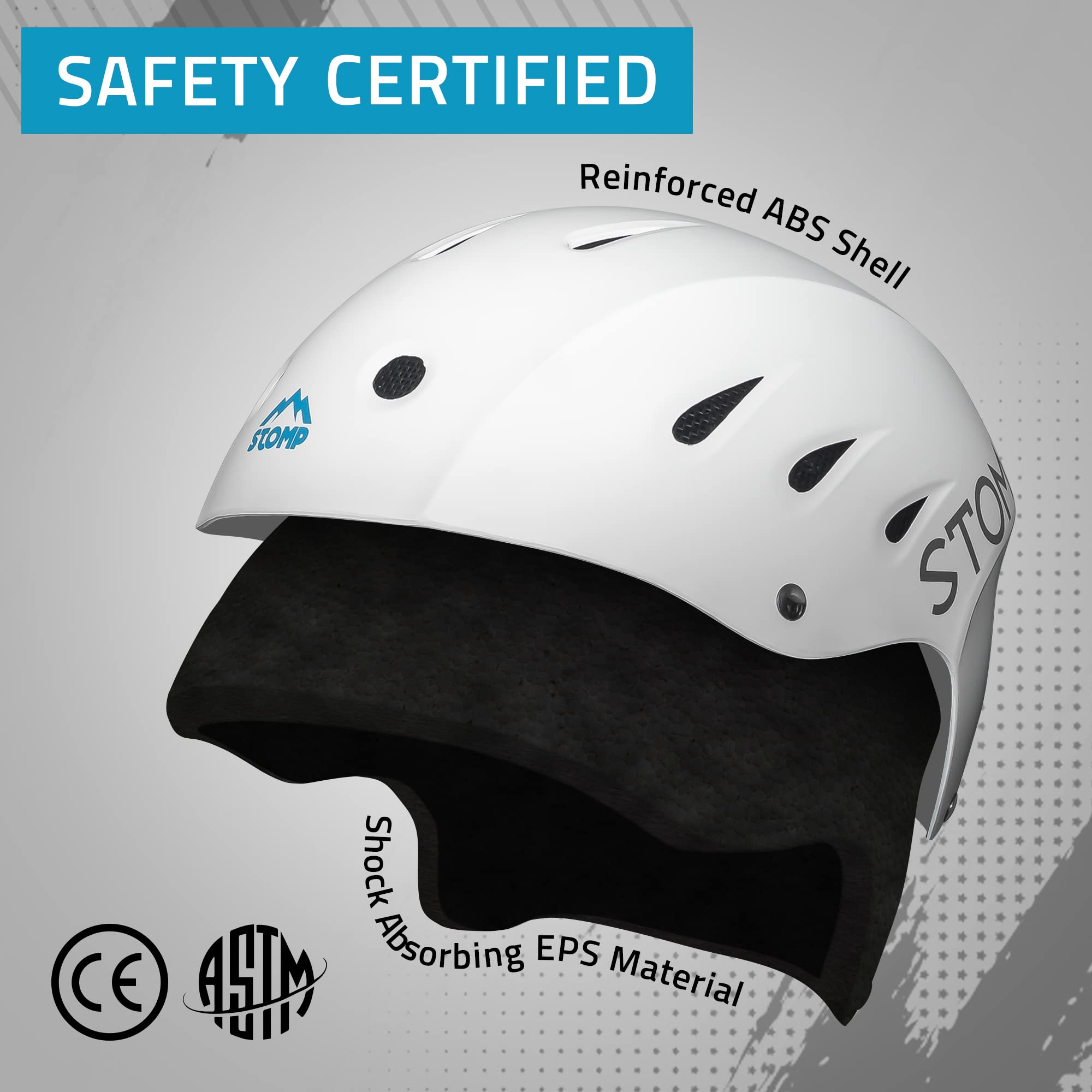 STOMP Ski & Snowboarding Snow Sports Helmet with Build-in Pocket in Ear Pads for Wireless Drop-in Headphone - Image 5