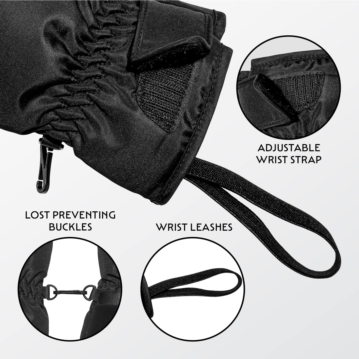 STOMP Waterproof Ski/Snow Gloves Mitten Winter Warm Snowboard Snowmobile Cold Weather Mittens - Image 5